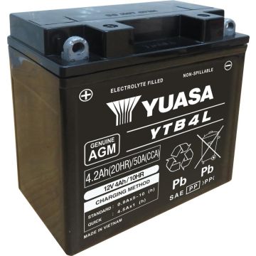 YUASA YTB4L (4LB) (WC)