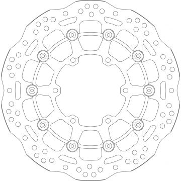 SBS UPGRADE BRAKE DISC 6036A