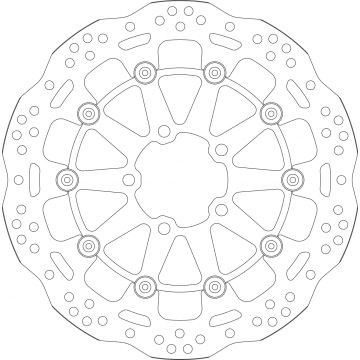 SBS UPGRADE BRAKE DISC 6093A