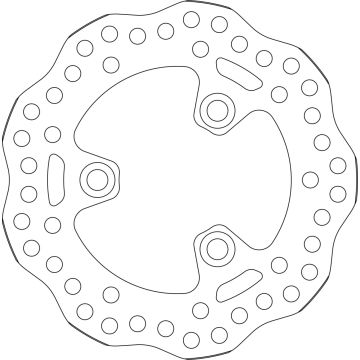 SBS UPGRADE BRAKE DISC 6176