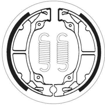 SBS 2025 BRAKE SHOES