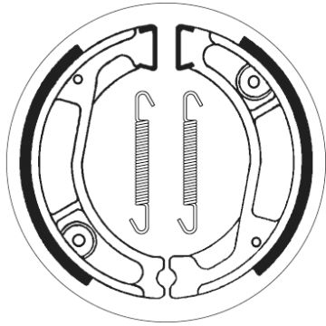 SBS 2029 BRAKE SHOES