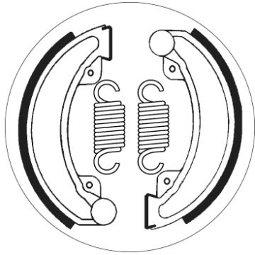SBS 2030 BRAKE SHOES