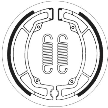 SBS 2033 BRAKE SHOES