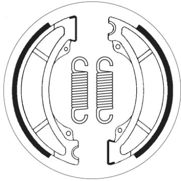 SBS 2036 BRAKE SHOES