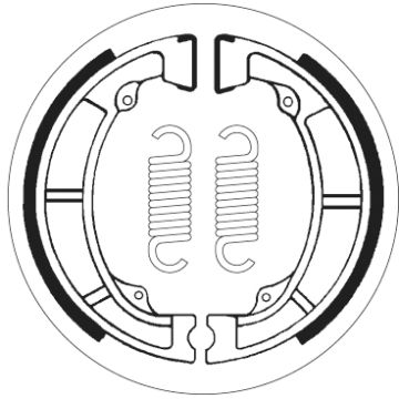 SBS 2039 BRAKE SHOES