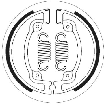 SBS 2041 BRAKE SHOES