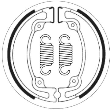 SBS 2042 BRAKE SHOES