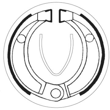 SBS 2043 BRAKE SHOES