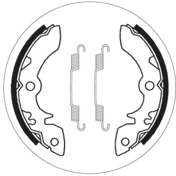 SBS 2051 BRAKE SHOES