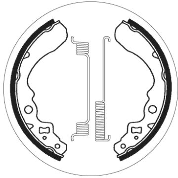 SBS 2053 BRAKE SHOES