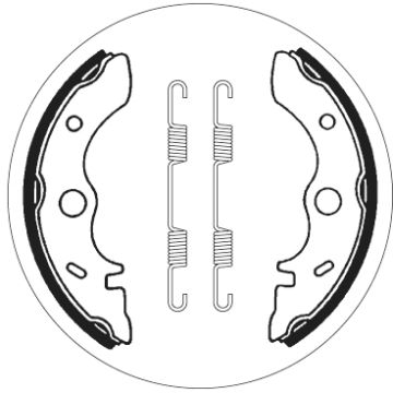 SBS 2054 BRAKE SHOES