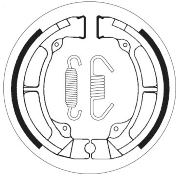 SBS 2056 BRAKE SHOES