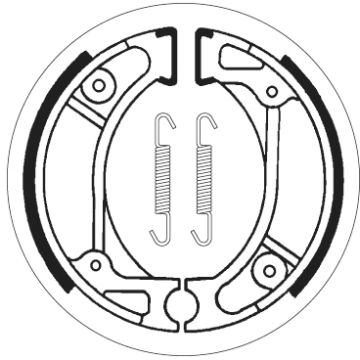 SBS 2057 BRAKE SHOES