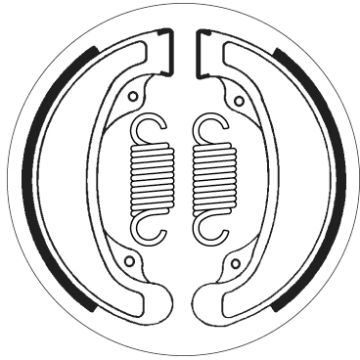 SBS 2058 BRAKE SHOES