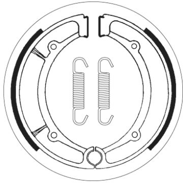 SBS 2066 BRAKE SHOES