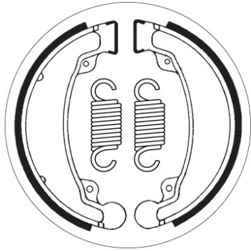 SBS 2069 BRAKE SHOES