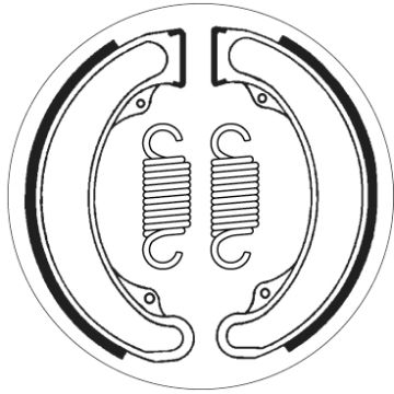 SBS 2070 BRAKE SHOES