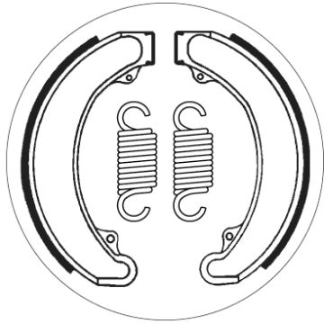 SBS 2071 BRAKE SHOES