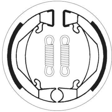 SBS 2074 BRAKE SHOES