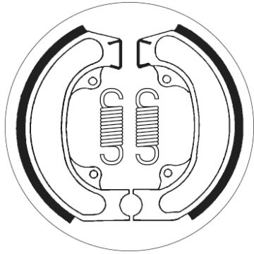 SBS 2080 BRAKE SHOES