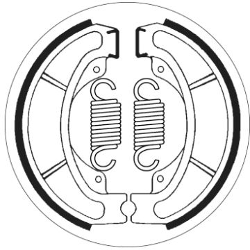 SBS 2082 BRAKE SHOES