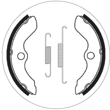 SBS 2083 BRAKE SHOES