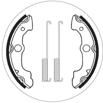 SBS 2085 BRAKE SHOES