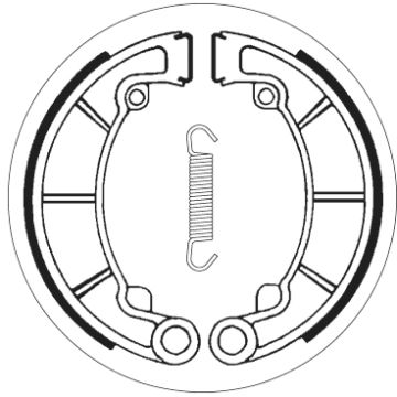SBS 2088 BRAKE SHOES
