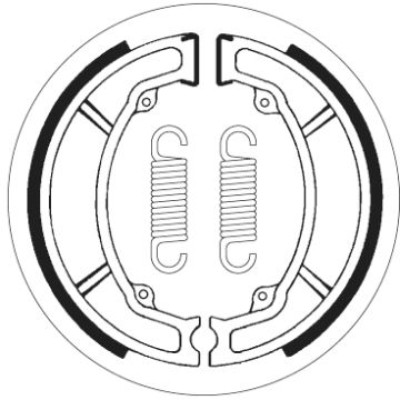 SBS 2104 BRAKE SHOES