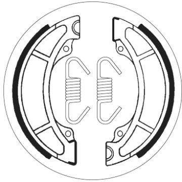 SBS 2108 BRAKE SHOES