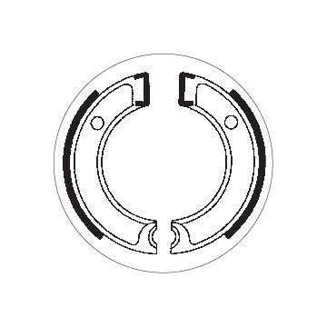 SBS 2112 BRAKE SHOES