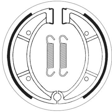 SBS 2117 BRAKE SHOES