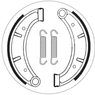SBS 2118 BRAKE SHOES