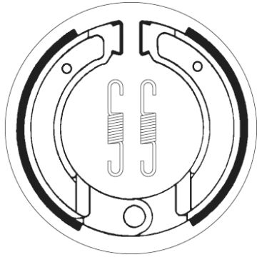 SBS 2120 BRAKE SHOES