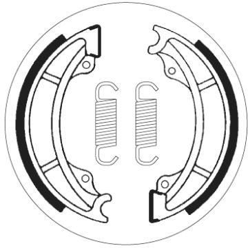 SBS 2122 BRAKE SHOES