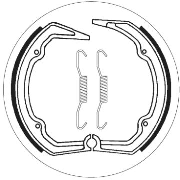SBS 2141 BRAKE SHOES