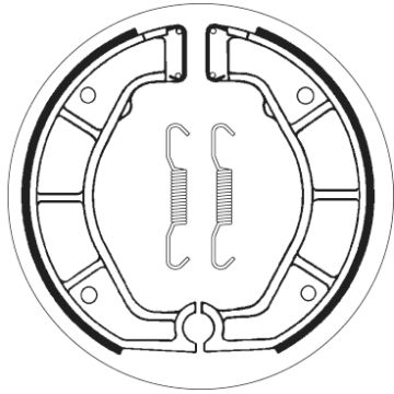 SBS 2143 BRAKE SHOES