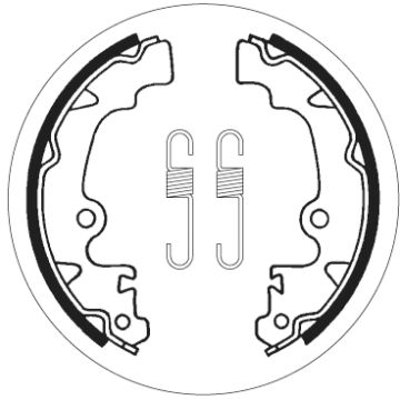 SBS 2177 BRAKE SHOES