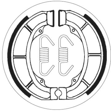 SBS 2181 BRAKE SHOES