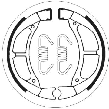 SBS 2182 BRAKE SHOES