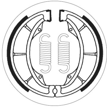 SBS 2183 BRAKE SHOES