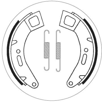 SBS 2184 BRAKE SHOES