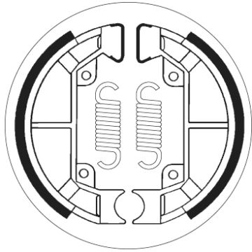 SBS 2187 BRAKE SHOES