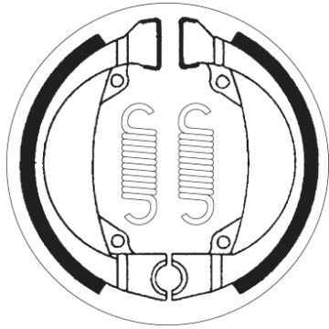 SBS 2193 BRAKE SHOES