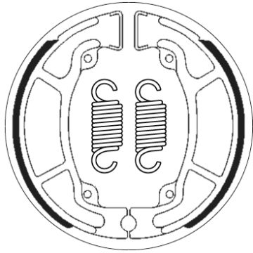 SBS 2208 BRAKE SHOES