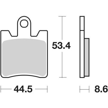 SBS 146MS BRAKE PADS SINTER