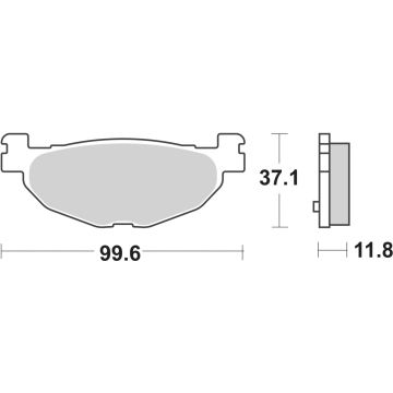 SBS 185MS BRAKE PADS SINTER