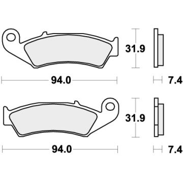 SBS 603SI BRAKE PADS SINTER