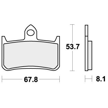 SBS 622HS BRAKE PADS SINTER